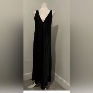 Chic Black Backless Women's Nightgown